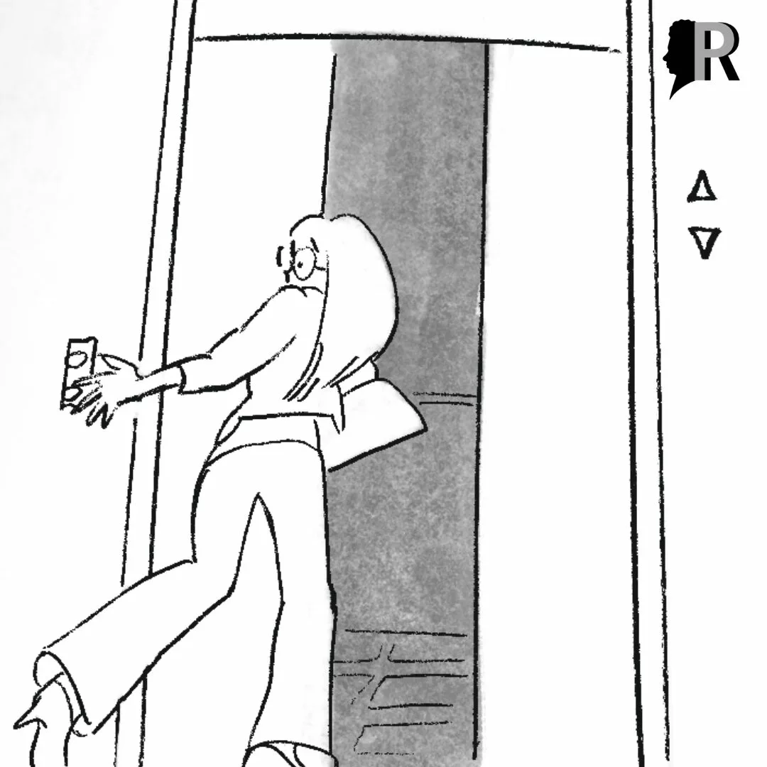 L’ascensore fuori uso